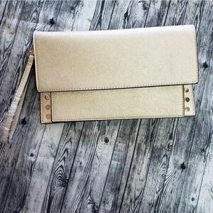 Chico's Gold Crossbody/Wristlet 